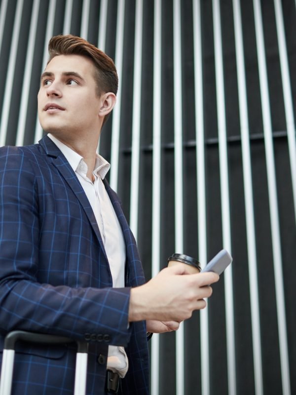 Businessman at the airport