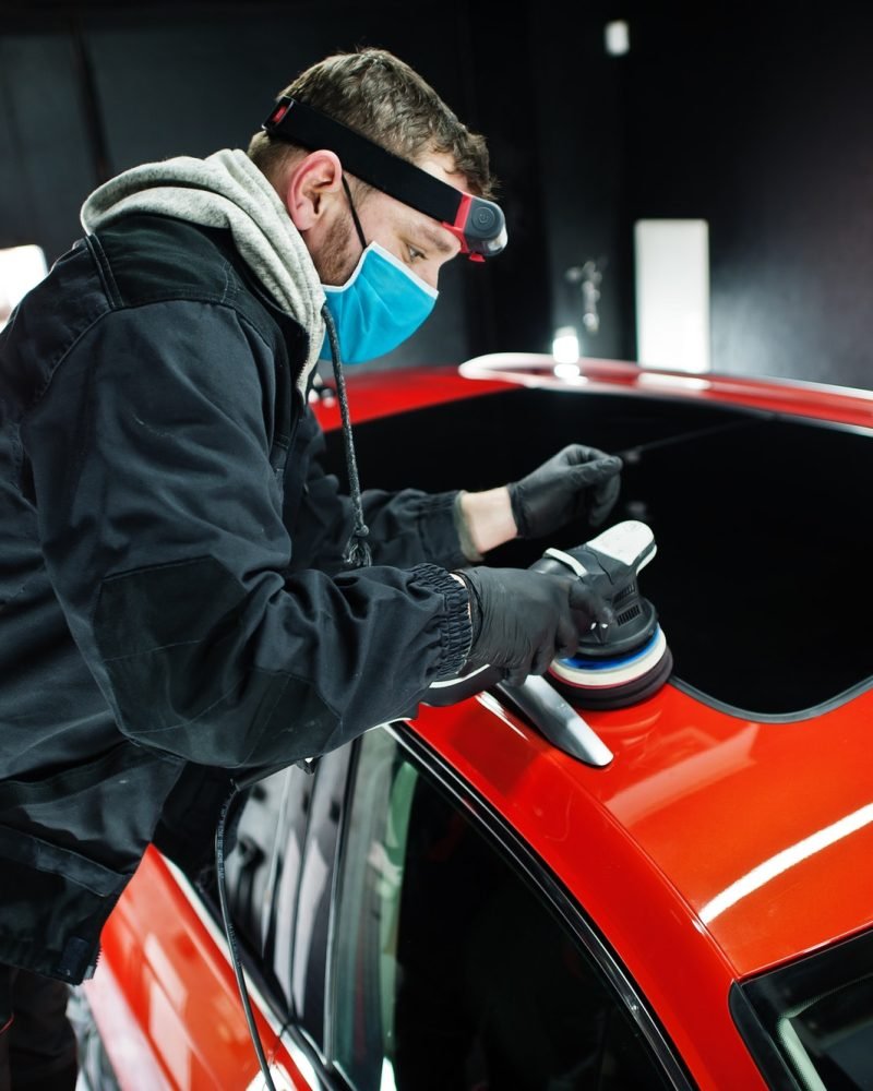 Car detailing concept.