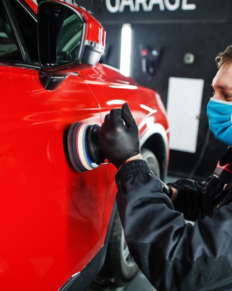 Car detailing concept.