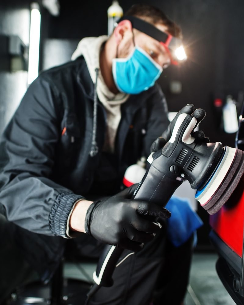 Car detailing concept.