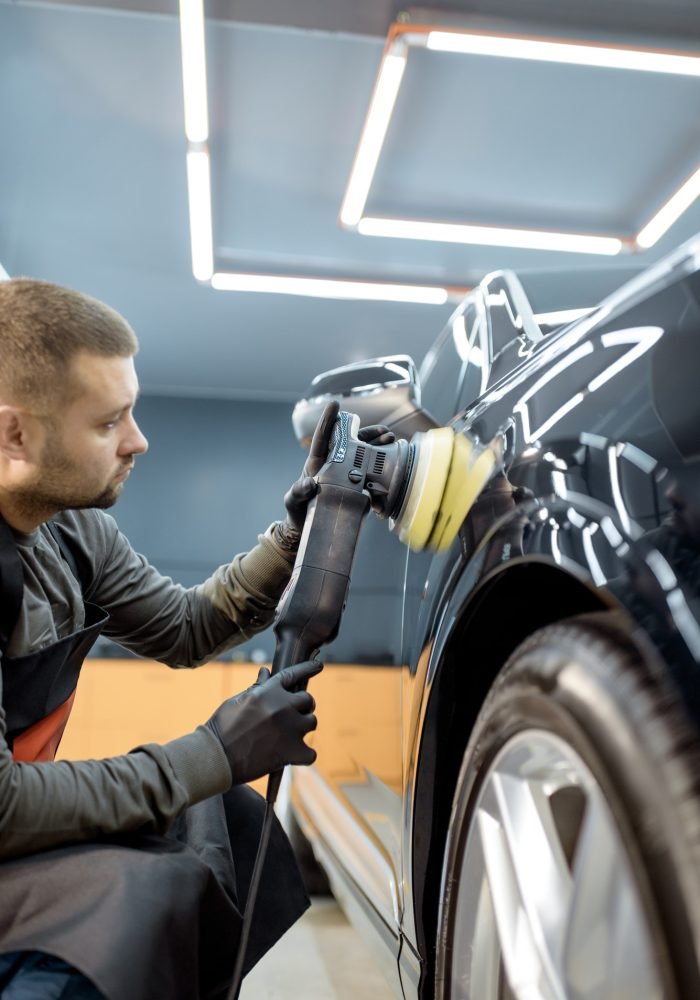 Professional vehicle body polishing