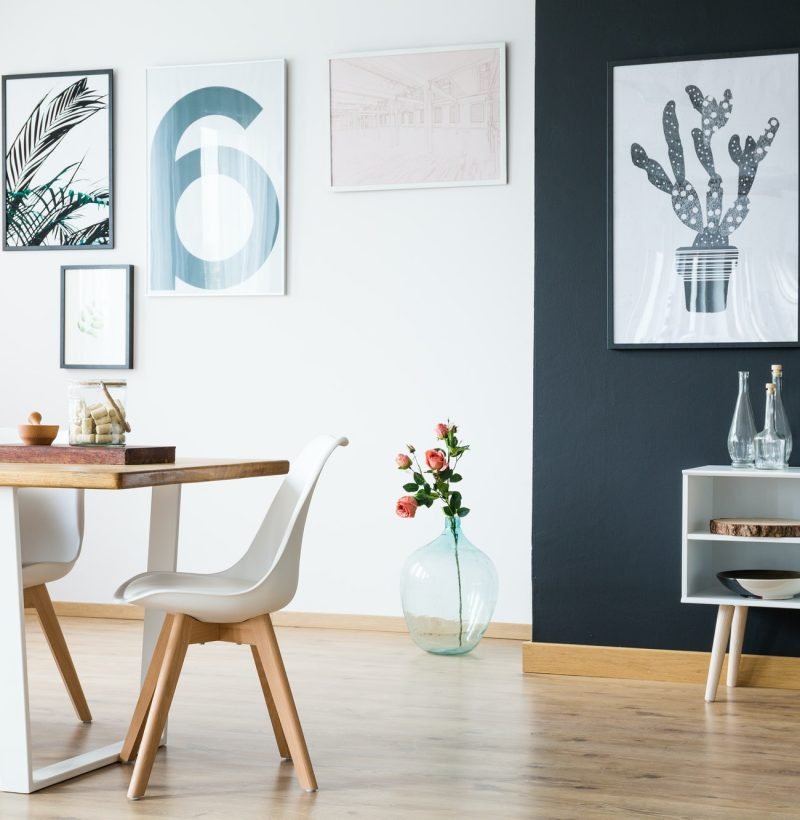 Modern house bright interior