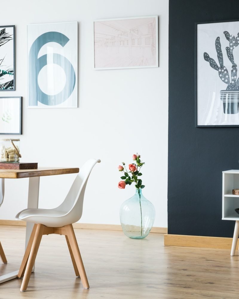 Modern house bright interior