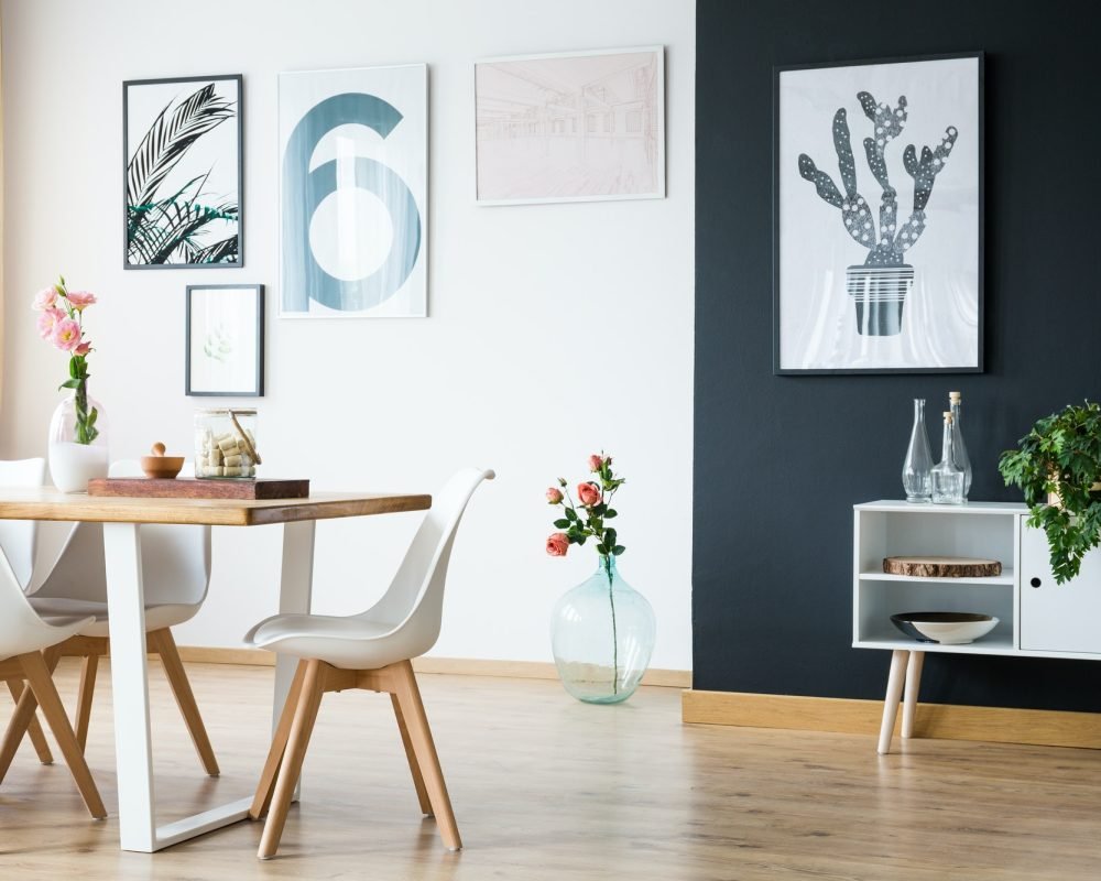 Modern house bright interior