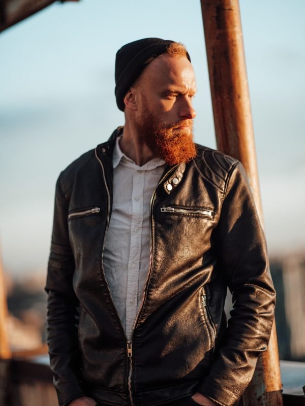 bearded redhead guy on the roof’