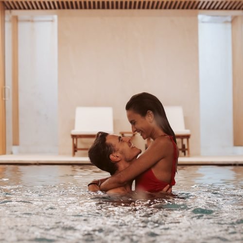 Couple In Love At Luxury Hotel