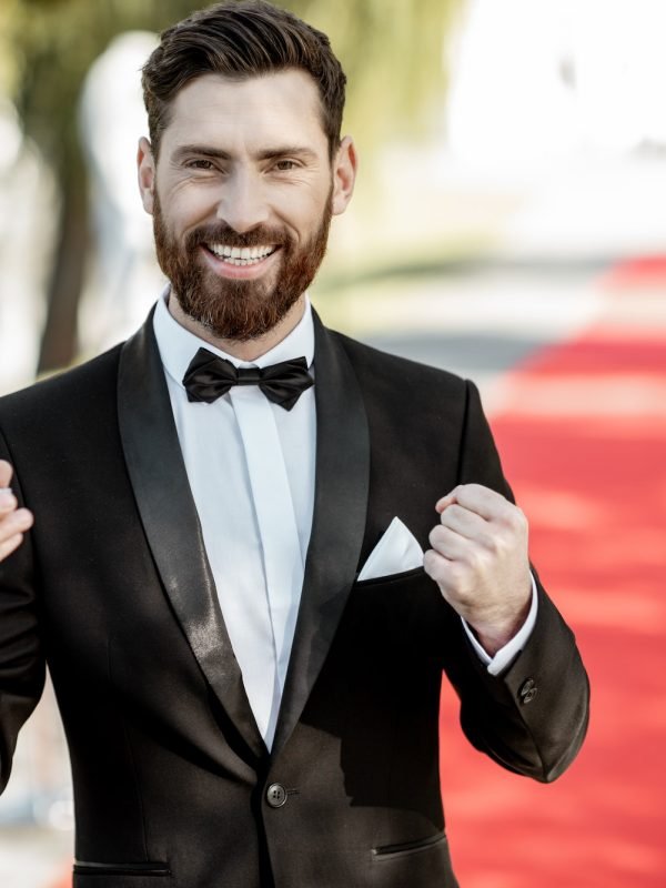 Actor at the awards ceremony